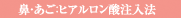 鼻・あご:ヒアルロン酸注入法
