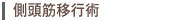 側頭筋移行術