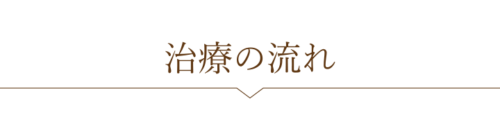 治療の流れ