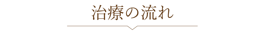 治療の流れ