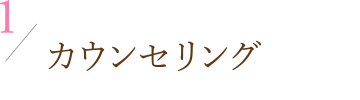 1.カウンセリング