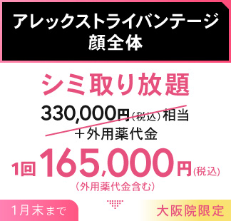 アレックストライアドバンテージ全体/1回165,000円（税込）（外用薬代金含む）