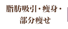 脂肪吸引・痩身・部分痩せ