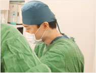 脂肪吸引の施術風景