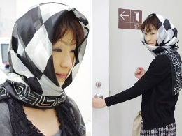 スカーフの着用